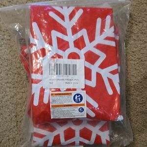 NIB 2pk 24in LIght up PVC Inflatable Christmas Ornament Balls